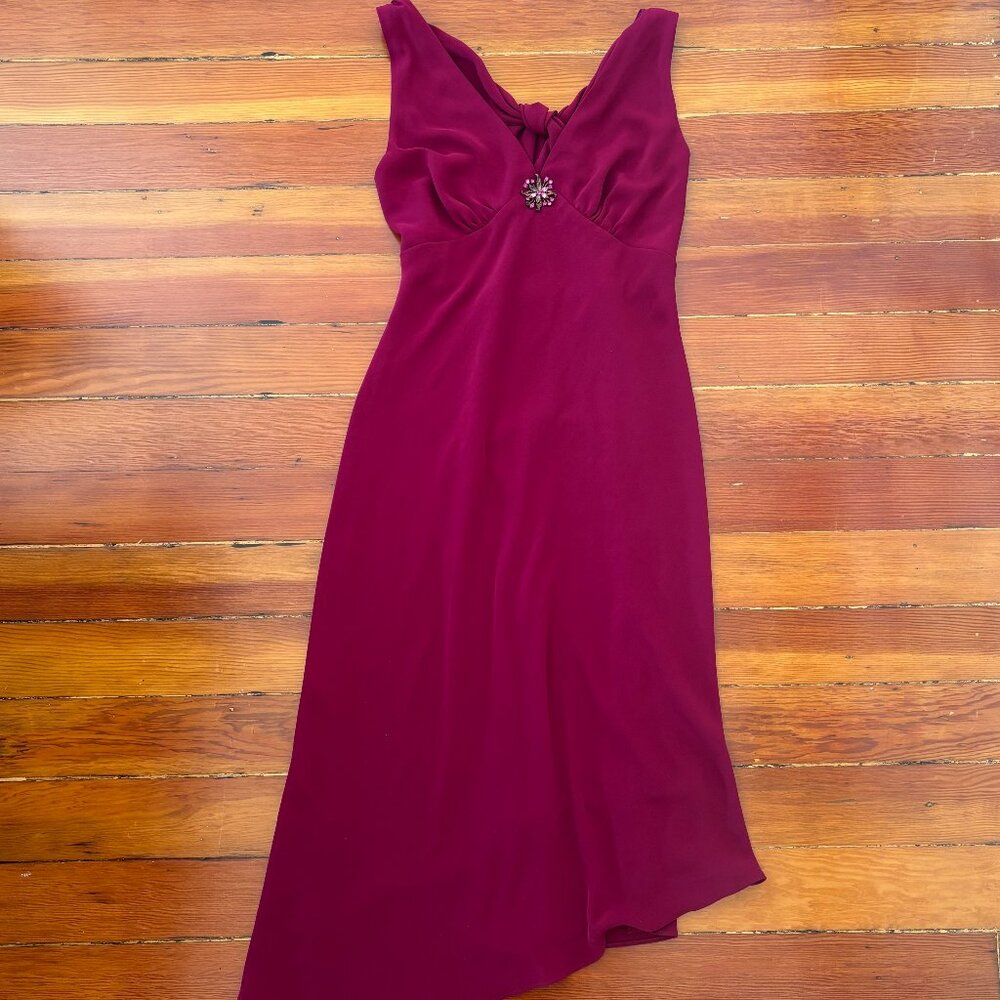 Y2K Vintage Mermaid Sexy Plunging Long Dress MEDIUM